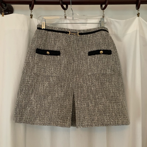 Maje Jinie Recycled Cotton Tweed Mini Skirt - Picture 2 of 4